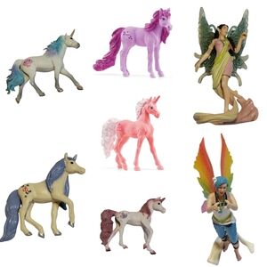 SCHLEICH BAYALA Assorted Fairies/Unicorn Bundle